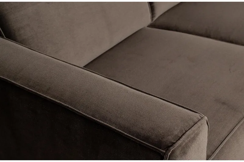 3:n ist Sohva Nowell - Ruskea - Huonekalut - Sohva - 3:n istuttava sohva