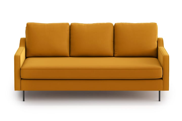 3:n ist Sohva Vickan - Keltainen - 3:n istuttava sohva - Sohva