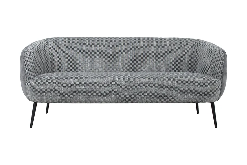 Accent 3-istuttava syvä sohva 179 cm kangasta, Harmaa