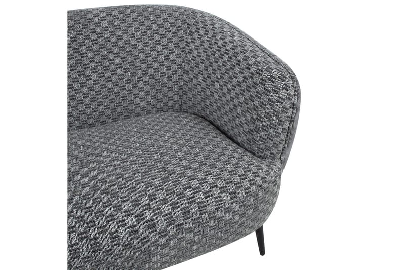 Accent 3-istuttava syvä sohva 179 cm kangasta - Harmaa - Huonekalut - Sohva - 3:n istuttava sohva