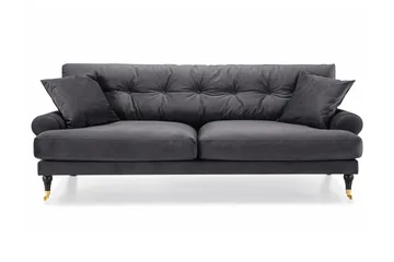 Andrew 3-istuttava Samettisohva