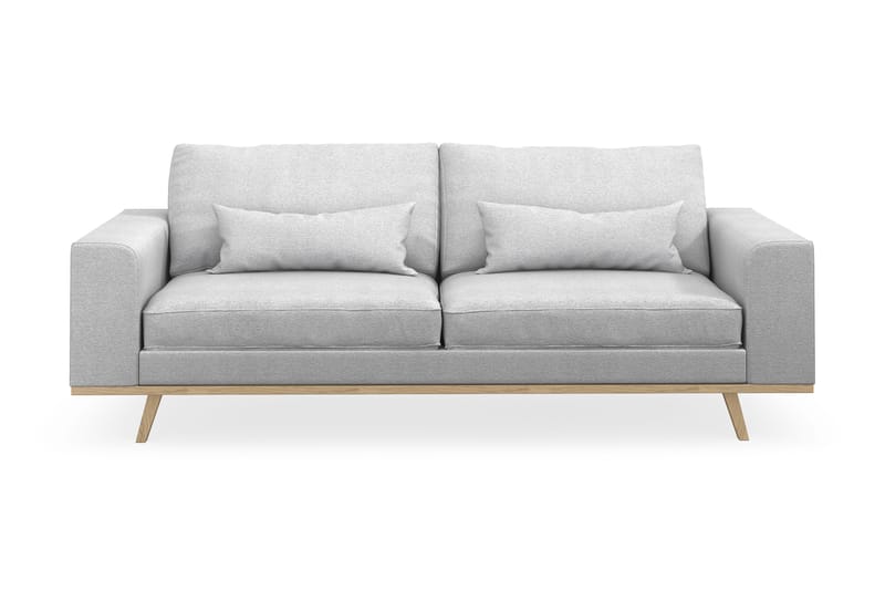 Copenhagen 3-istuttava Kangassohva - Vaaleanharmaa - Huonekalut - Sohva - 3:n istuttava sohva