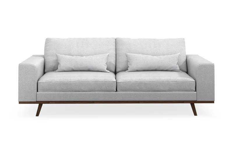Copenhagen 3-istuttava Kangassohva - Vaaleanharmaa - Huonekalut - Sohva - 3:n istuttava sohva
