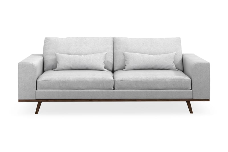 Copenhagen 3-istuttava Kangassohva - Vaaleanharmaa - Huonekalut - Sohva - 3:n istuttava sohva