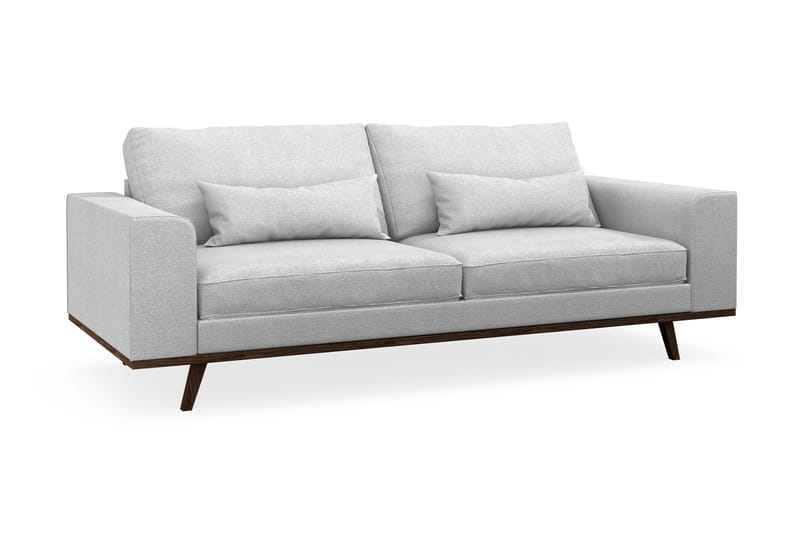 Copenhagen 3-istuttava Kangassohva - Vaaleanharmaa - Huonekalut - Sohva - 3:n istuttava sohva