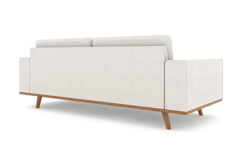 Copenhagen 3-istuttava Kangassohva - Vaaleanharmaa - Huonekalut - Sohva - 3:n istuttava sohva