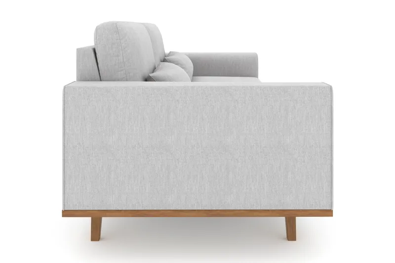 Copenhagen 3-istuttava Kangassohva - Vaaleanharmaa - Huonekalut - Sohva - 3:n istuttava sohva