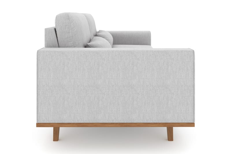 Copenhagen 3-istuttava Kangassohva - Vaaleanharmaa - Huonekalut - Sohva - 3:n istuttava sohva