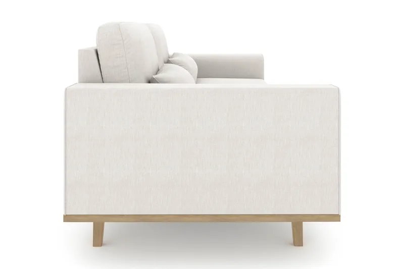 Copenhagen 3-istuttava Kangassohva - Vaaleanharmaa - Huonekalut - Sohva - 3:n istuttava sohva