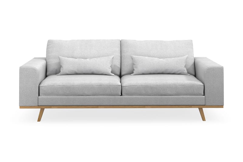 Copenhagen 3-istuttava Kangassohva - Vaaleanharmaa - Huonekalut - Sohva - 3:n istuttava sohva
