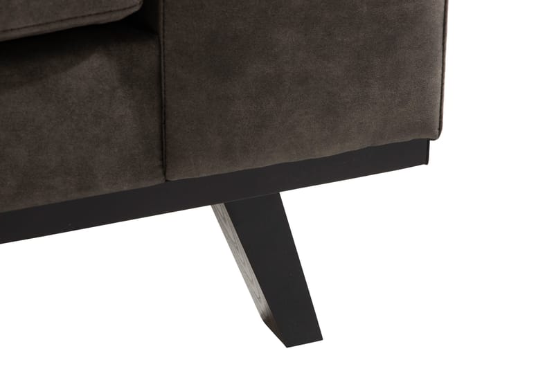 Copenhagen 3-istuttava Keinonahkasohva - Tummanharmaa - Huonekalut - Sohva - 3:n istuttava sohva