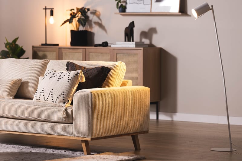 Copenhagen 3-istuttava Manchestersohva - Beige - Huonekalut - Sohva - 3:n istuttava sohva