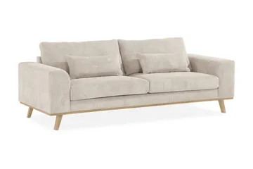 Copenhagen 3-istuttava Manchestersohva - Beige - Huonekalut - Sohva - 3:n istuttava sohva