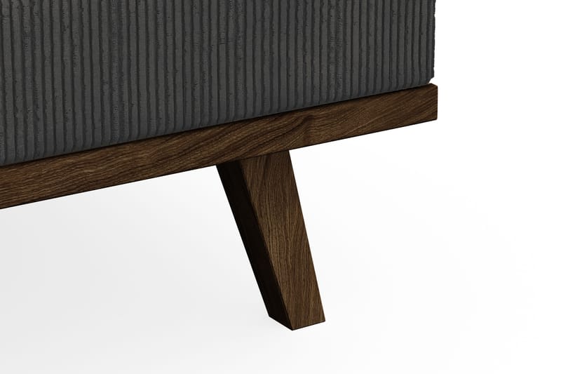 Copenhagen 3-istuttava Manchestersohva - Tummanharmaa - Huonekalut - Sohva - 3:n istuttava sohva