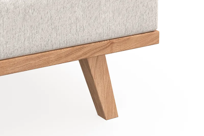 Copenhagen 3-istuttava Samettisohva - Kermanvalkoinen - Huonekalut - Sohva - 3:n istuttava sohva