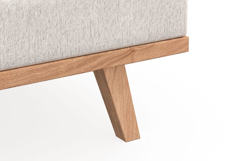 Copenhagen 3-istuttava Samettisohva - Kermanvalkoinen - Huonekalut - Sohva - 3:n istuttava sohva