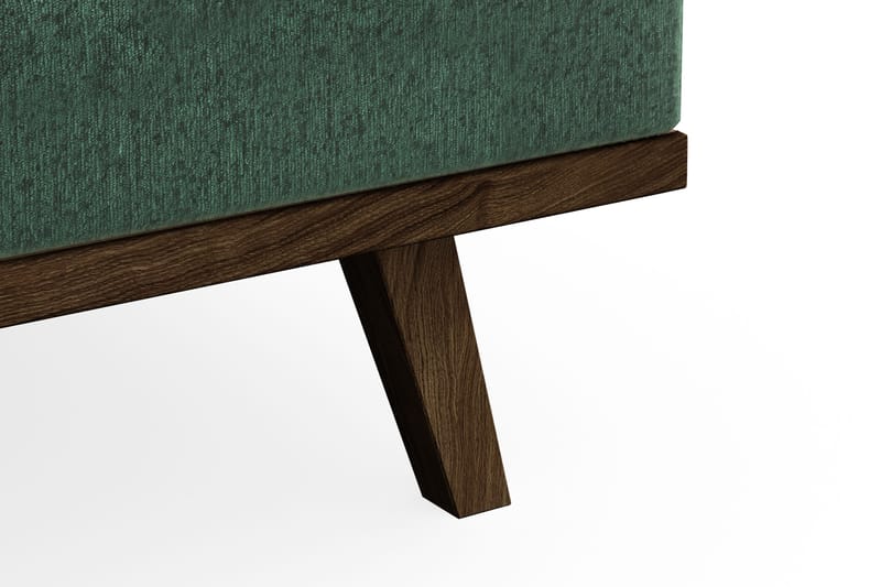 Copenhagen 3-istuttava Samettisohva - Tummanvihreä - Huonekalut - Sohva - 3:n istuttava sohva