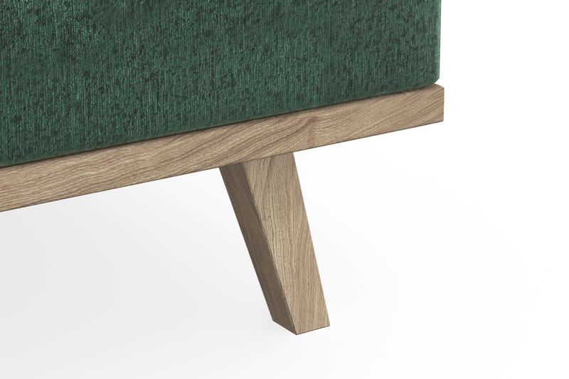 Copenhagen 3-istuttava Samettisohva - Tummanvihreä - Huonekalut - Sohva - 3:n istuttava sohva