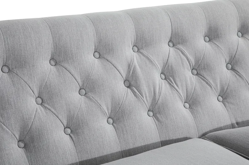 Howard 3-istuttava Kangassohva - Harmaa - Huonekalut - Sohva - 3:n istuttava sohva