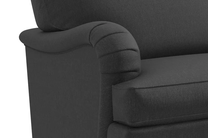 Howard Classic 3-istuttava Kangassohva - Tummanharmaa - Huonekalut - Sohva - 3:n istuttava sohva