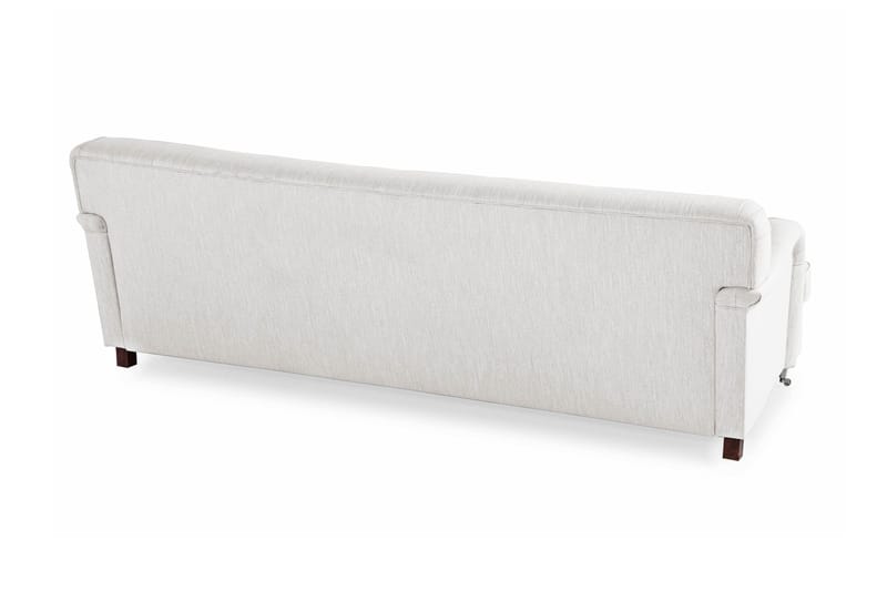 Howard Riviera 3-istuttava Kaareva Kangassohva - Vaaleanharmaa - Huonekalut - Sohva - 3:n istuttava sohva