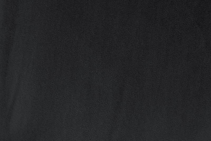 Howard Riviera 3-istuttava Kaareva Samettisohva - Musta - Huonekalut - Sohva - 3:n istuttava sohva