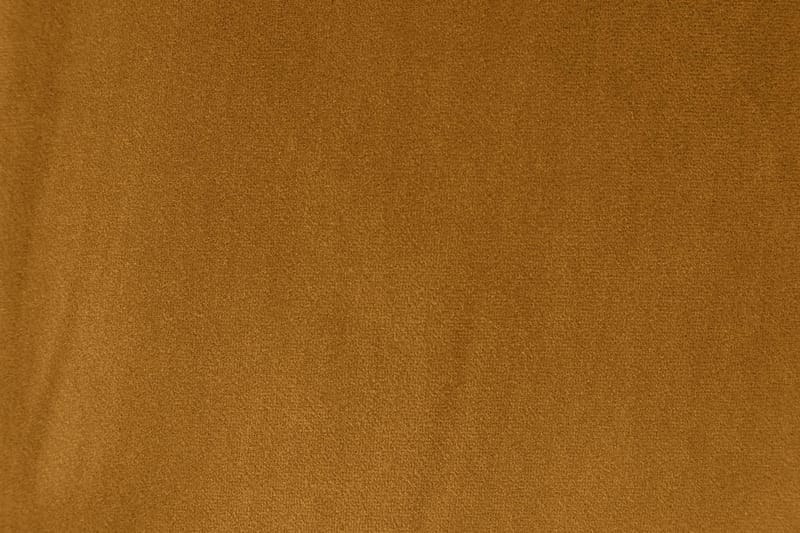 Howard Riviera 3-istuttava Kaareva Samettisohva - Tummankeltainen - Huonekalut - Sohva - 3:n istuttava sohva