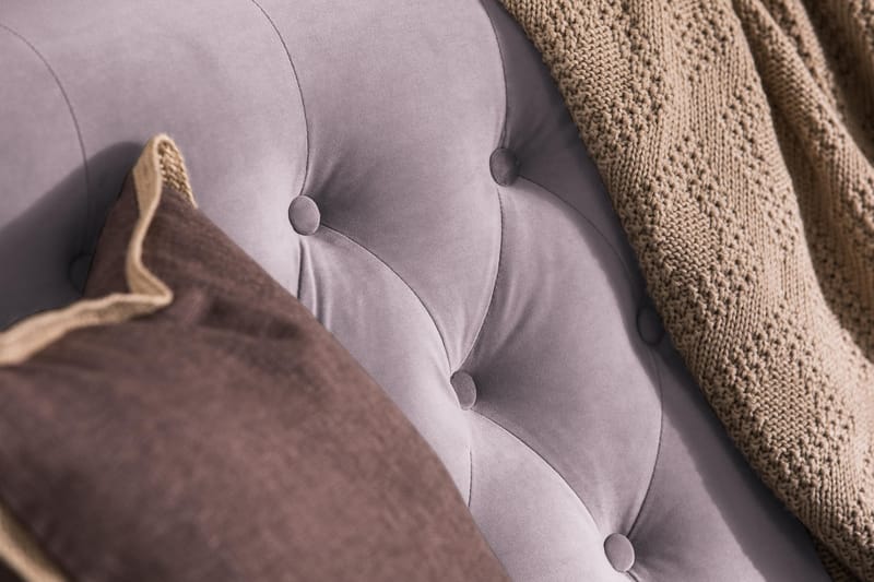 Howard Riviera 3-istuttava Samettisohva - Violetti - Huonekalut - Sohva - 3:n istuttava sohva