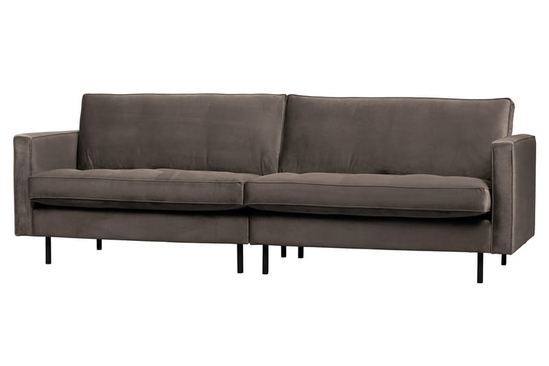 Lissbon 3-istuttava samettisohva 275 cm - Beige - Huonekalut - Sohva - 3:n istuttava sohva