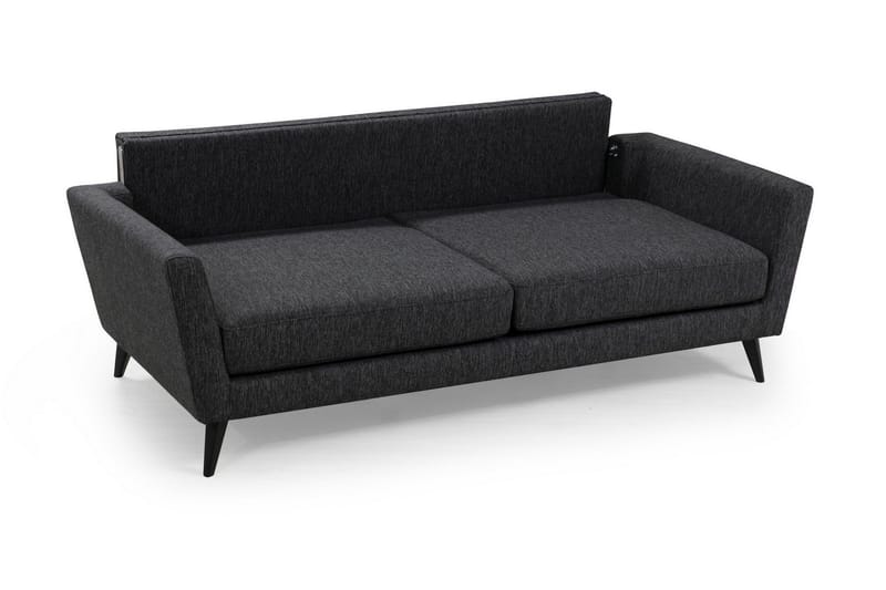 Mangia 3-istuttava vuodesohva 93x178 cm kangasta - Antrasiitti - Huonekalut - Sohva - Vuodesohva - 3 istuttava vuodesohva
