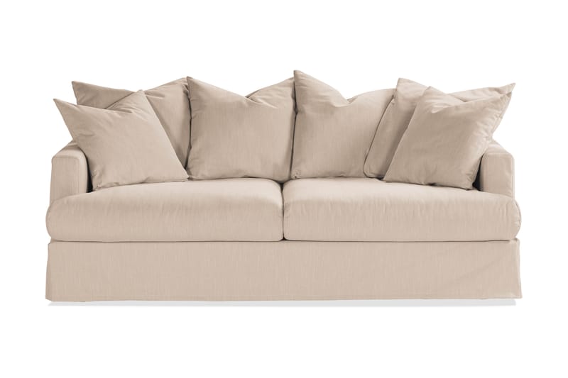 Menard 3-istuttava Kangassohva - Beige - Huonekalut - Sohva - 3:n istuttava sohva