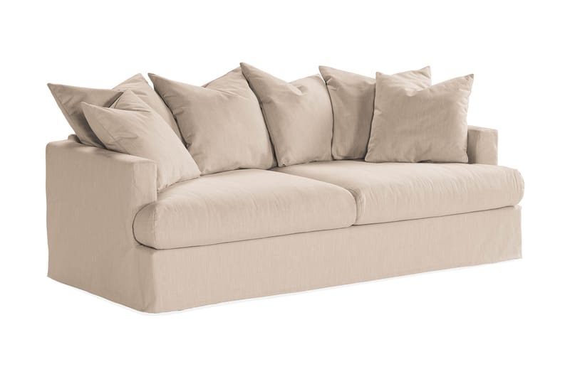 Menard 3-istuttava Kangassohva - Beige - Huonekalut - Sohva - 3:n istuttava sohva