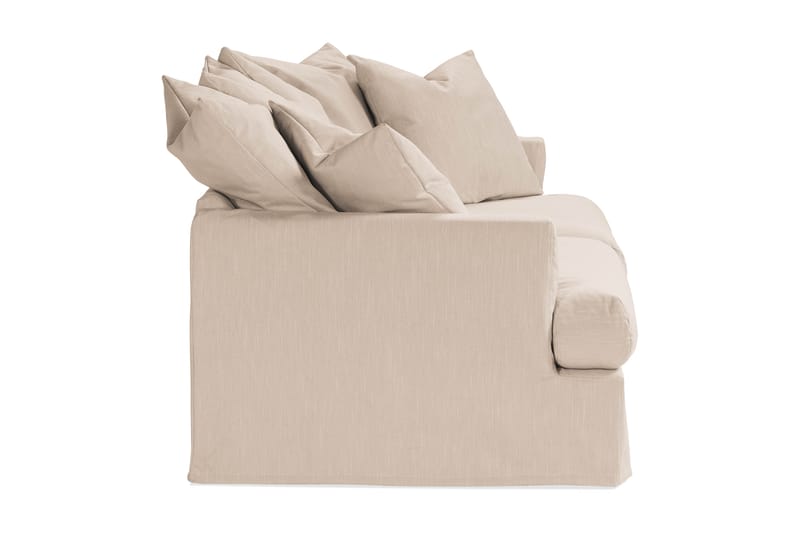 Menard 3-istuttava Kangassohva - Beige - Huonekalut - Sohva - 3:n istuttava sohva