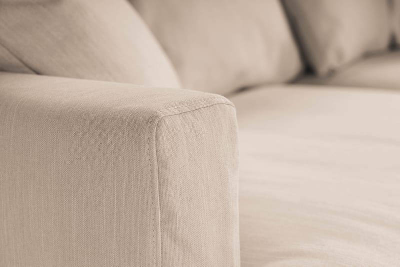 Menard 3-istuttava Kangassohva - Beige - Huonekalut - Sohva - 3:n istuttava sohva