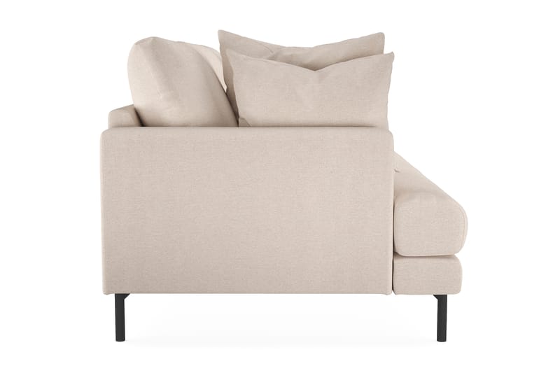 Menard 3-istuttava Syvä Kangassohva 205 cm leveä - Beige - Huonekalut - Sohva - 3:n istuttava sohva