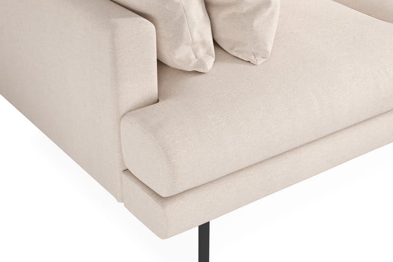 Menard 3-istuttava Syvä Kangassohva 205 cm leveä - Beige - Huonekalut - Sohva - 3:n istuttava sohva