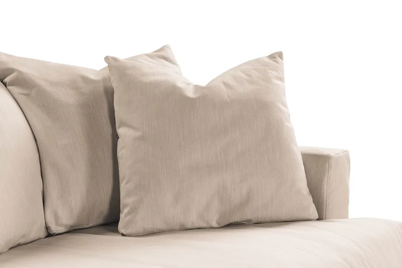 Menard 3-istuttava Kangassohva - Beige - Huonekalut - Sohva - 3:n istuttava sohva