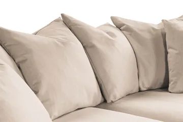 Menard 3-istuttava Syvä Kangassohva - Beige - Huonekalut - Sohva - 3:n istuttava sohva