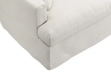 Menard 3-istuttava Syvä Kangassohva - Beige - Huonekalut - Sohva - 3:n istuttava sohva