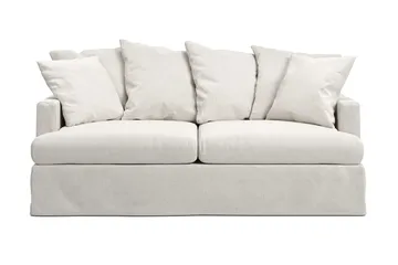 Menard 3-istuttava Syvä Kangassohva - Beige - Huonekalut - Sohva - 3:n istuttava sohva