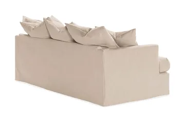 Menard 3-istuttava Syvä Kangassohva - Beige - Huonekalut - Sohva - 3:n istuttava sohva