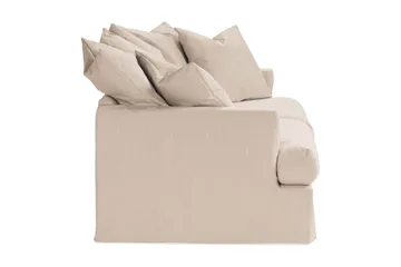 Menard 3-istuttava Syvä Kangassohva - Beige - Huonekalut - Sohva - 3:n istuttava sohva