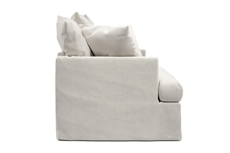 Menard 3-istuttava Syvä Kangassohva - Beige - Huonekalut - Sohva - 3:n istuttava sohva