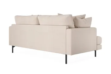 Menard 3-istuttava Syvä Kangassohva - Beige - Huonekalut - Sohva - 3:n istuttava sohva