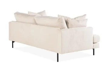 Menard 3-istuttava Syvä Manchestersohva - Beige - Huonekalut - Sohva - 3:n istuttava sohva