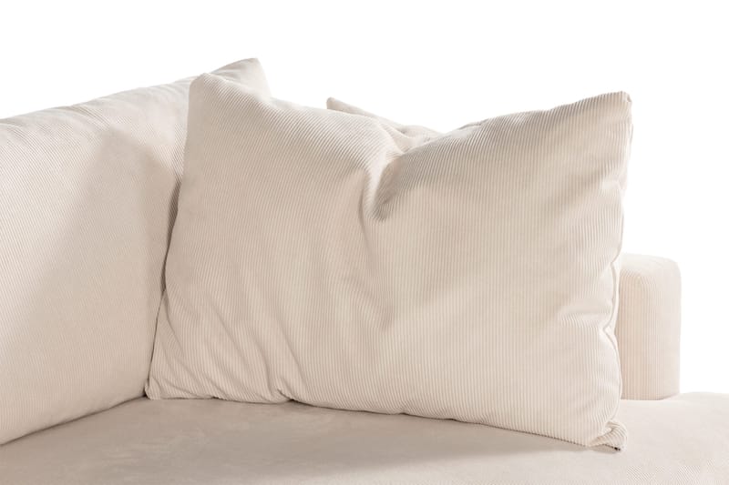 Menard 3-istuttava Syvä Manchestersohva - Beige - Huonekalut - Sohva - 3:n istuttava sohva