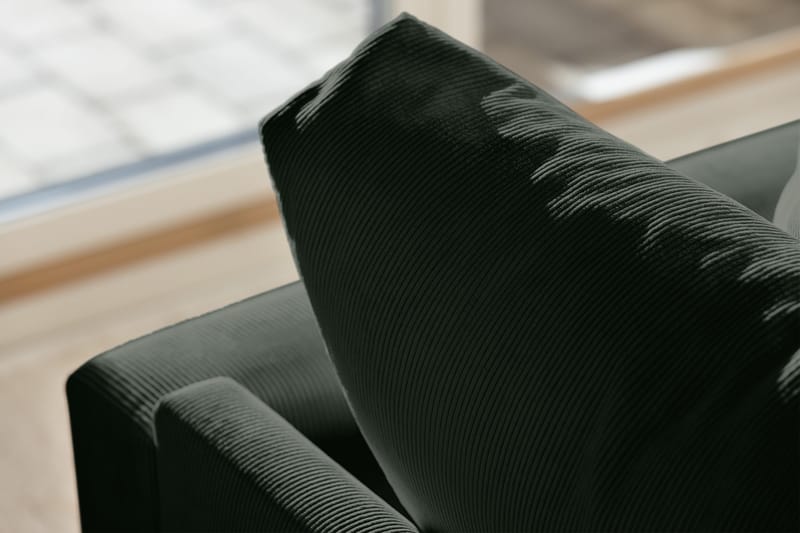 Menard 3-istuttava Syvä Manchestersohva - Vihreä - Huonekalut - Sohva - 3:n istuttava sohva