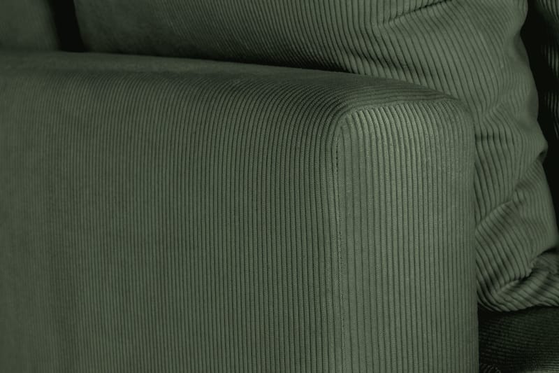 Menard 3-istuttava Syvä Manchestersohva - Vihreä - Huonekalut - Sohva - 3:n istuttava sohva