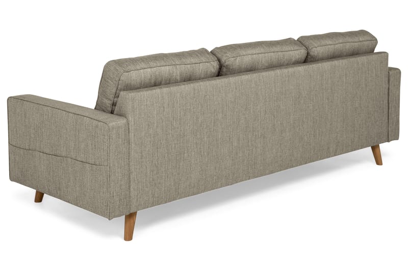 Monroe 3-istuttava Kangassohva - Beige / Harmaa - Huonekalut - Sohva - 3:n istuttava sohva