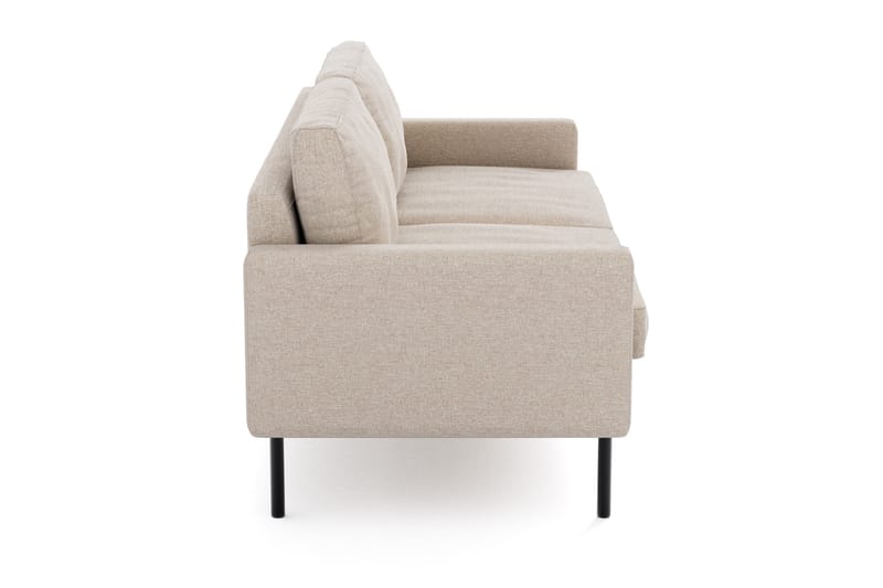 Nevada 3-istuttava Small Kangassohva 198 cm leveä - Beige - Huonekalut - Sohva - 3:n istuttava sohva